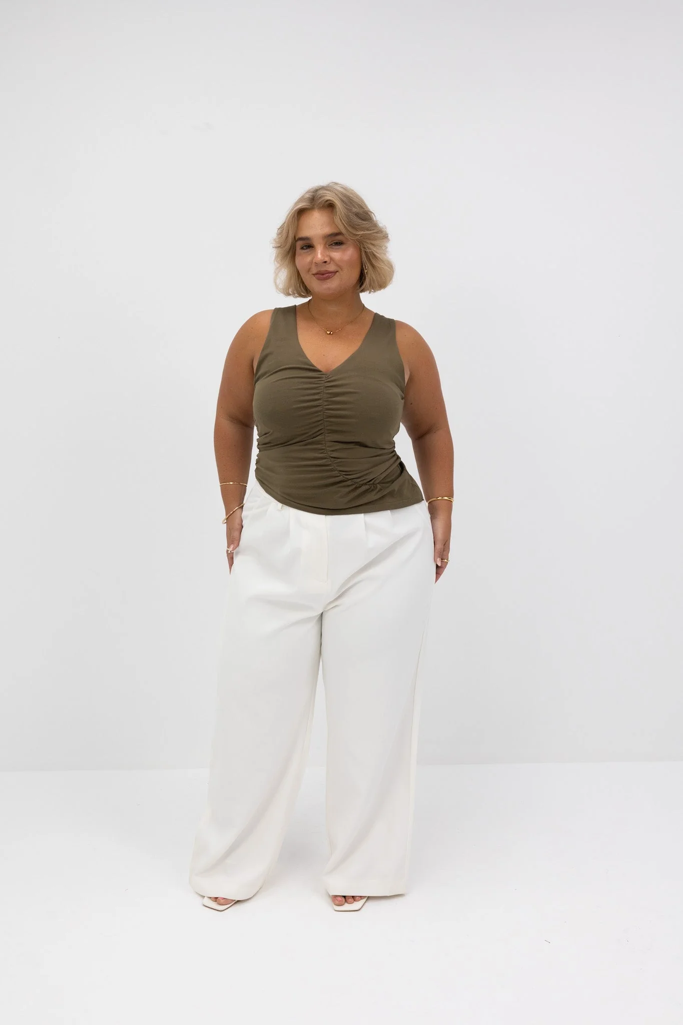 ZIRA TOP OLIVE - Image 7